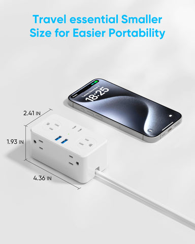 Kakyanill USB-A and USB-C ports ready to charge multiple devices