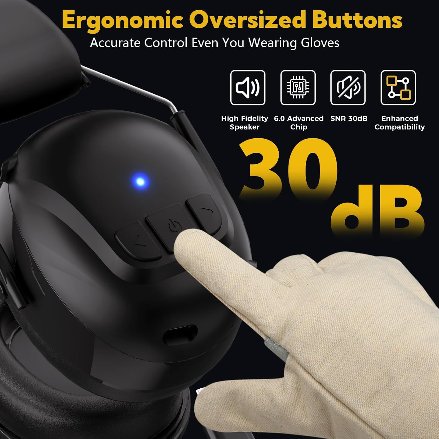 Kalence built-in microphone enables hands-free calls.