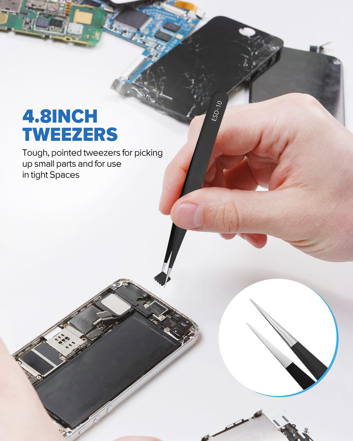 KALIACHO foam insert and magnetic case keep tools neatly stored.