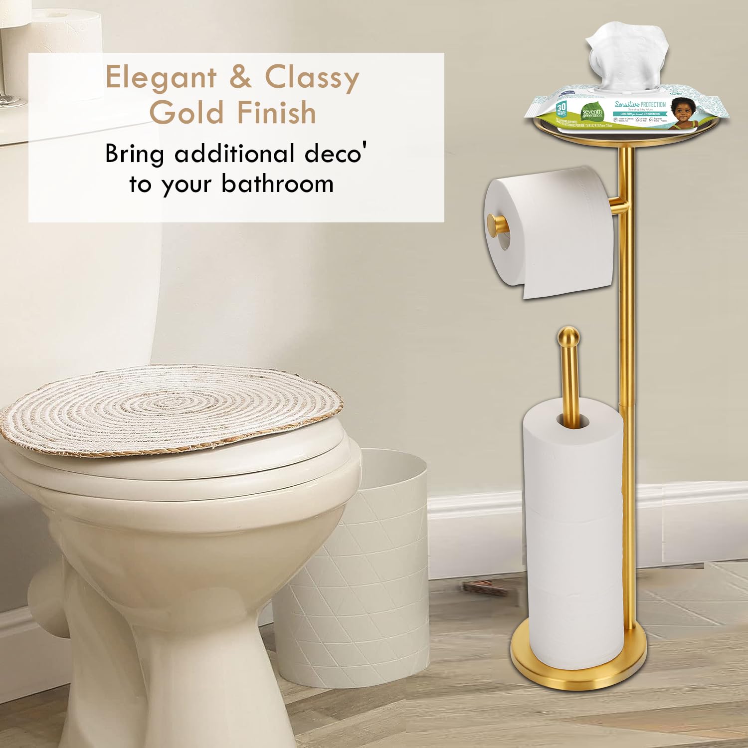 Kalitro weighted base with felt pads protects floors