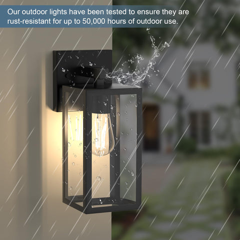 Kalium exterior lanterns brighten porches and entryways.