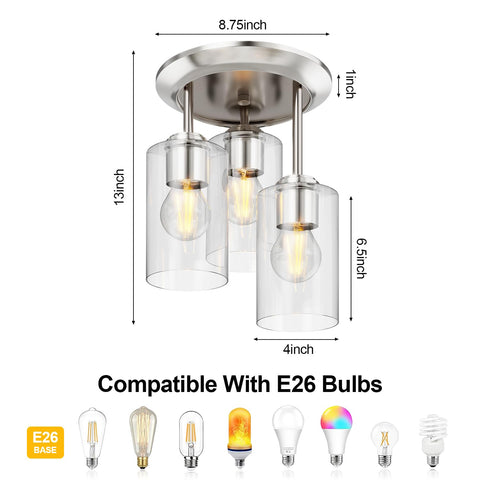 Kalium stylish durable finish and 2-year warranty for long-lasting lighting
