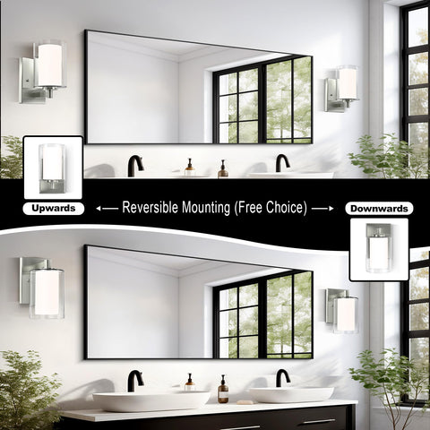 Kalium wall sconce with E26 base compatibility enables versatile bulb choice