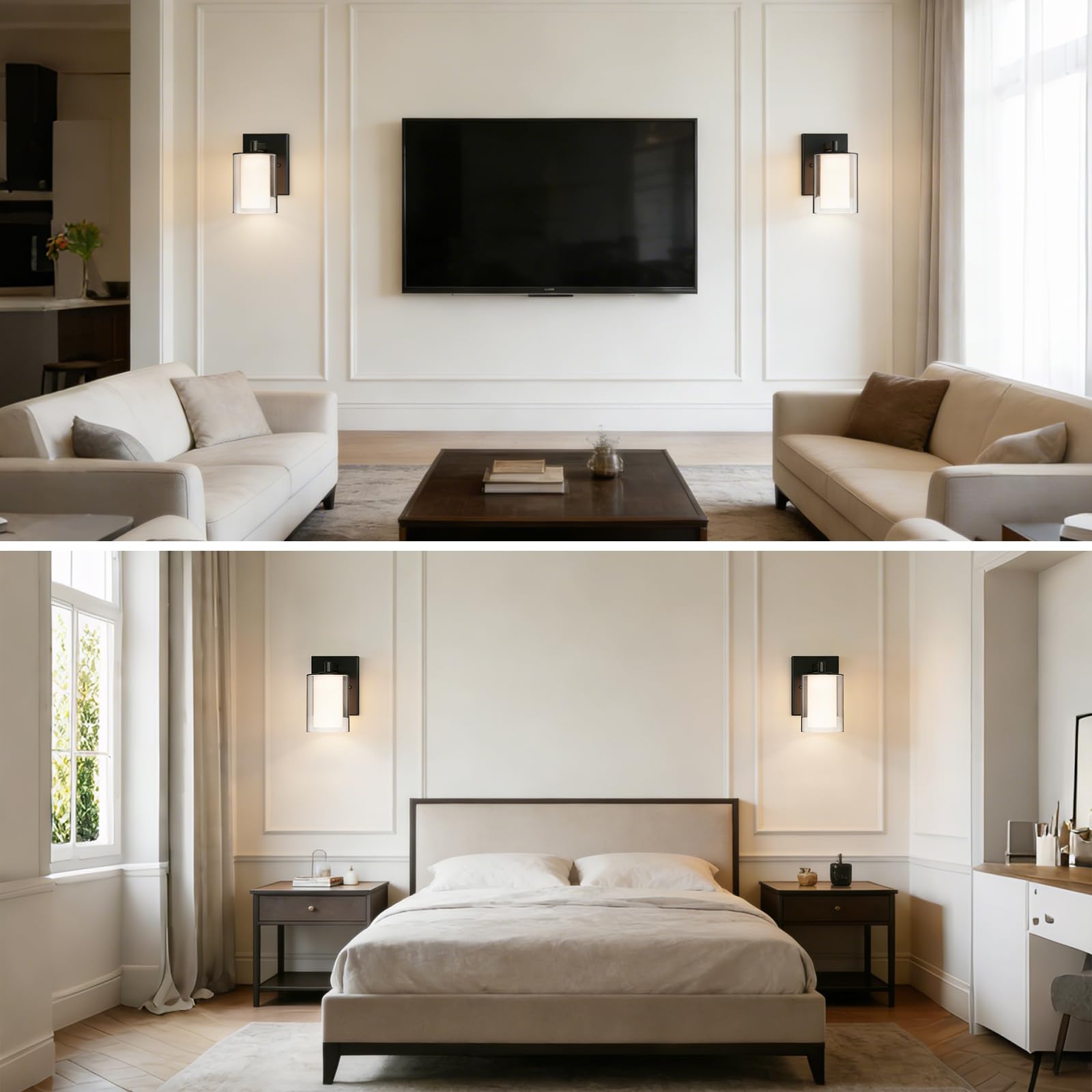 Kalium wall sconce with E26 base compatible with LED and more
