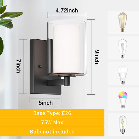 Kalium wall light ready for dimming with compatible dimmer switch