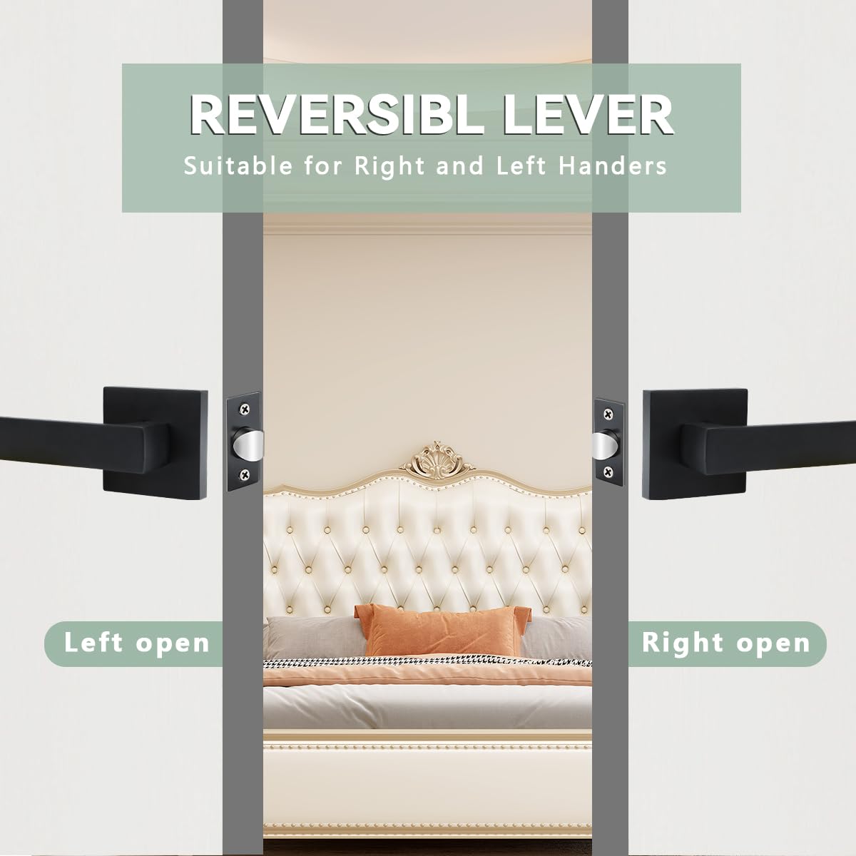 KAMOTA adjustable latch fits most doors for flexible installation.