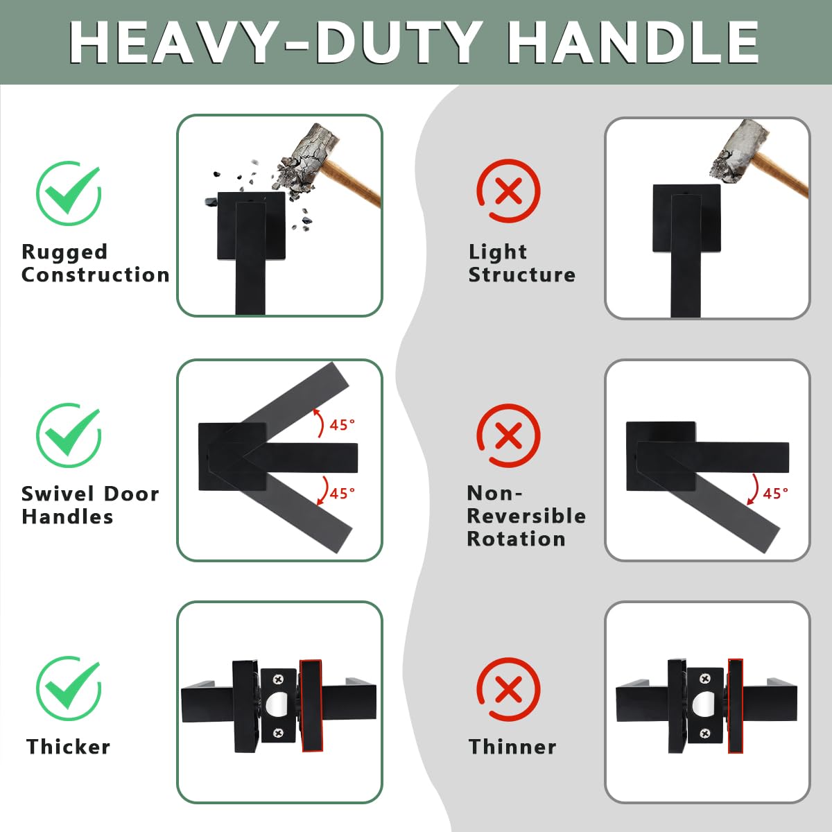 KAMOTA easy installation with included screws and instructions.