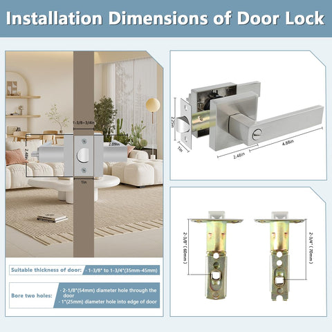 KAMOTA keyless lockset offers convenient interior access without keys