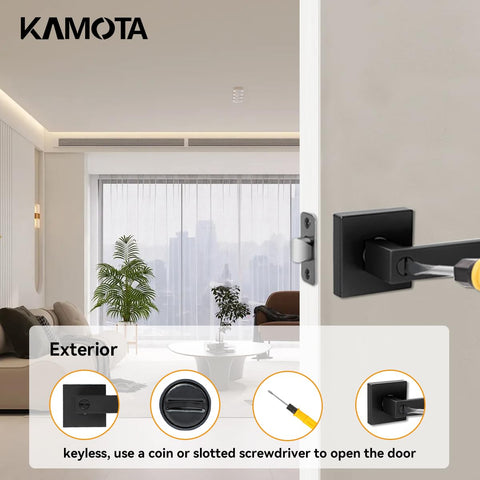 KAMOTA modern durable metal finish enhances bathrooms, bedrooms, and offices