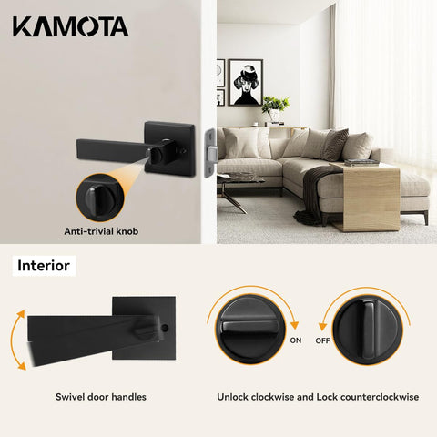 Installation kit included for quick setup with screwdriver