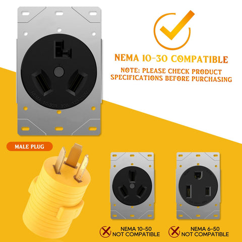Kanayu dryer adapter bright yellow design enhances visibility in dim spaces.
