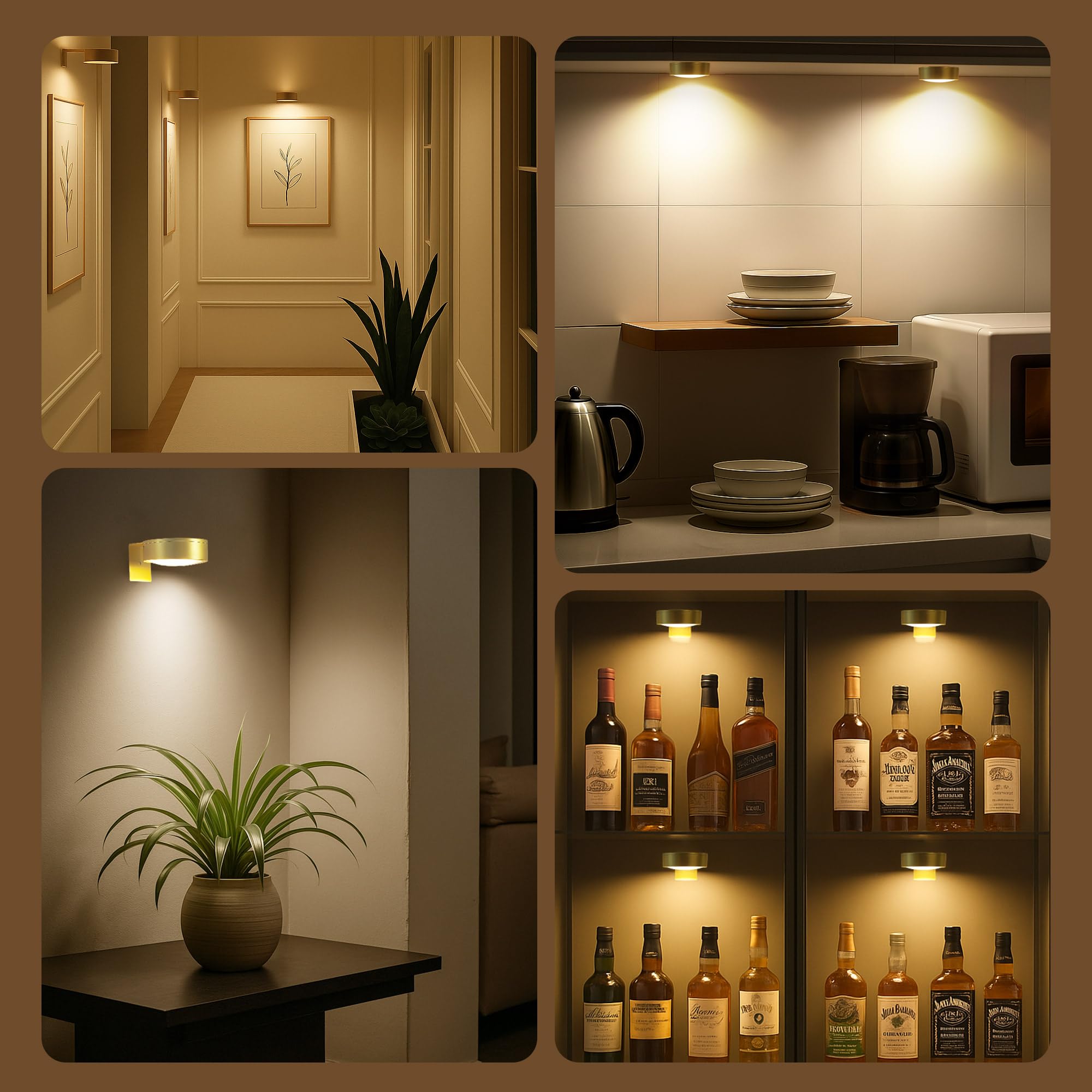 Kandicyar gold finish adds elegance to wall decor