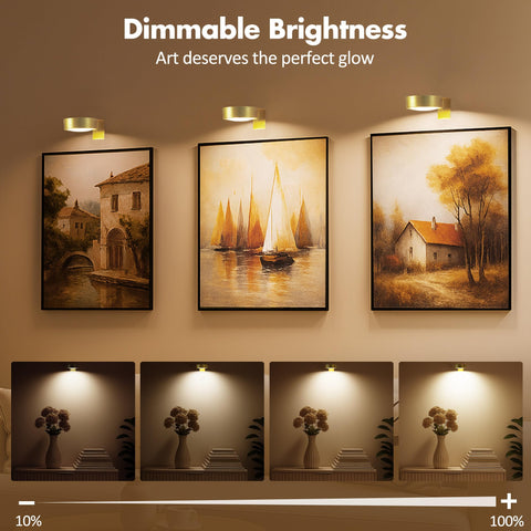 Kandicyar remote dimmable feature provides convenient brightness control