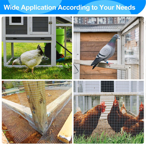 Kaners rabbit and chicken enclosure use, showing versatile outdoor containment.