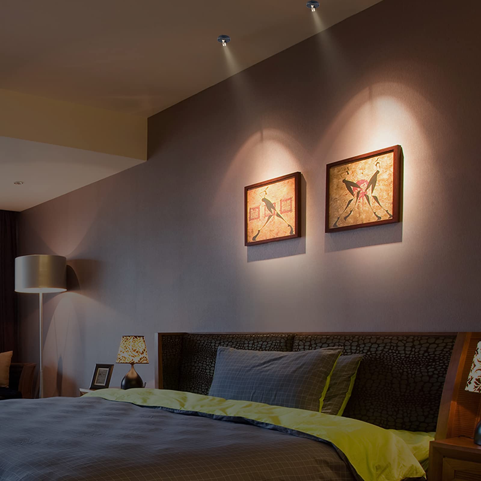 KANESIKI Spotlight dimmable puck light providing customizable brightness for displays.