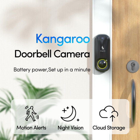 Kangaroo motion detection triggers 5s GIF for monitoring