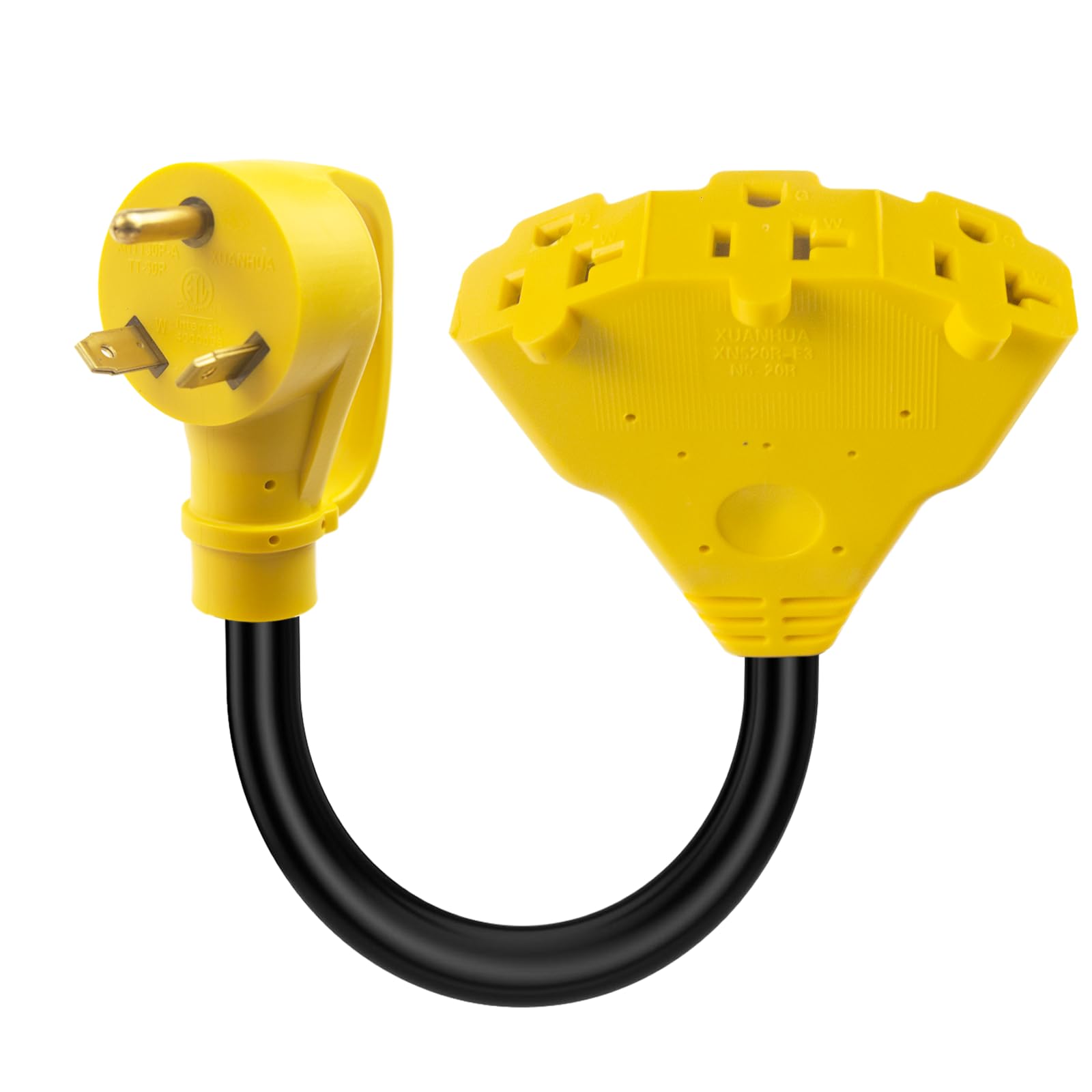 KANGIKX TT-30P adapter for RVs shows compact, reliable RV power connection