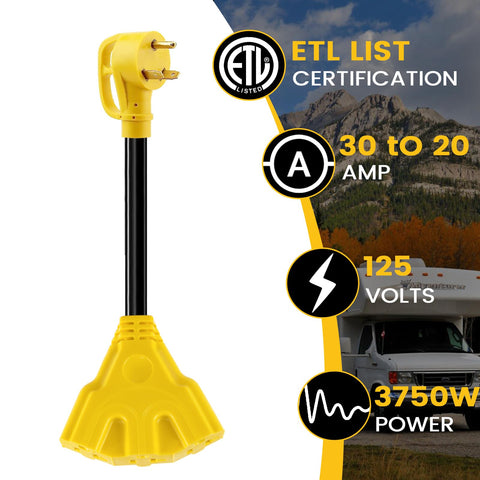 KANGIKX bright yellow adapter enhances visibility in dim areas