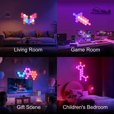 Kangtaixin LED panels create gaming room ambiance and vibrant decor.
