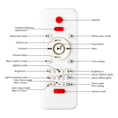 Kangtaixin Wake Up Light Clock bedroom mood lighting for relaxation