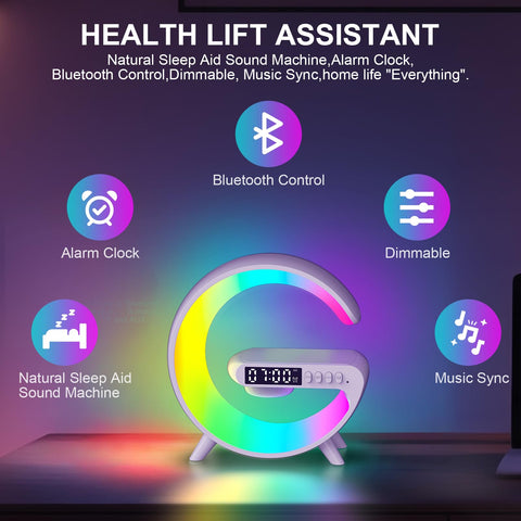 Kangtaixin Wake Up Light Clock sunrise mode enabling gradual wake-up routine