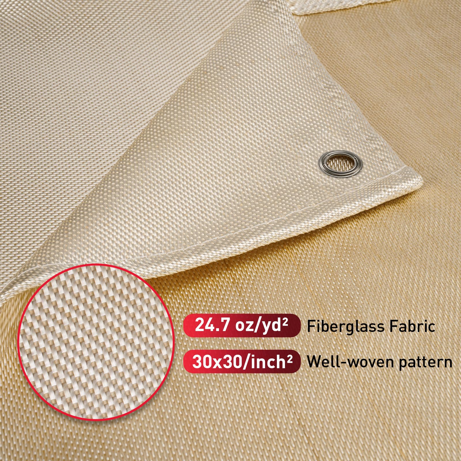 KANHIRO blanket rolled for compact storage and easy transport