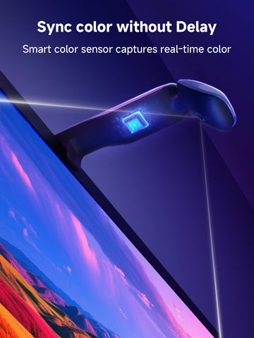 KANTUTOE LED backlight music sync creates reactive ambience to your soundtrack.