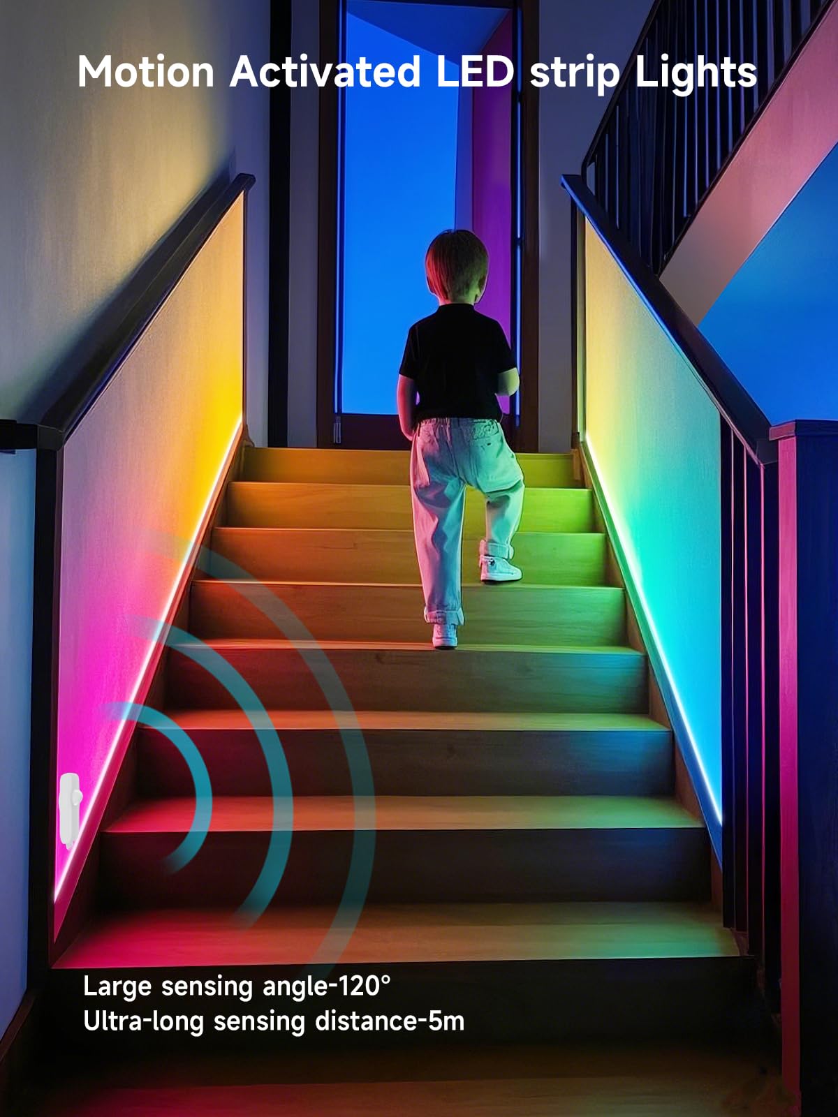 KANTUTOE color-changing LED strip offers 16 million hues for mood shifts.