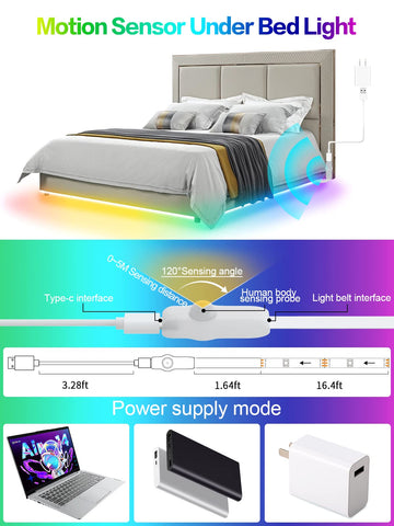 KANTUTOE sensor range reaches 120 degrees for broad room sensing.