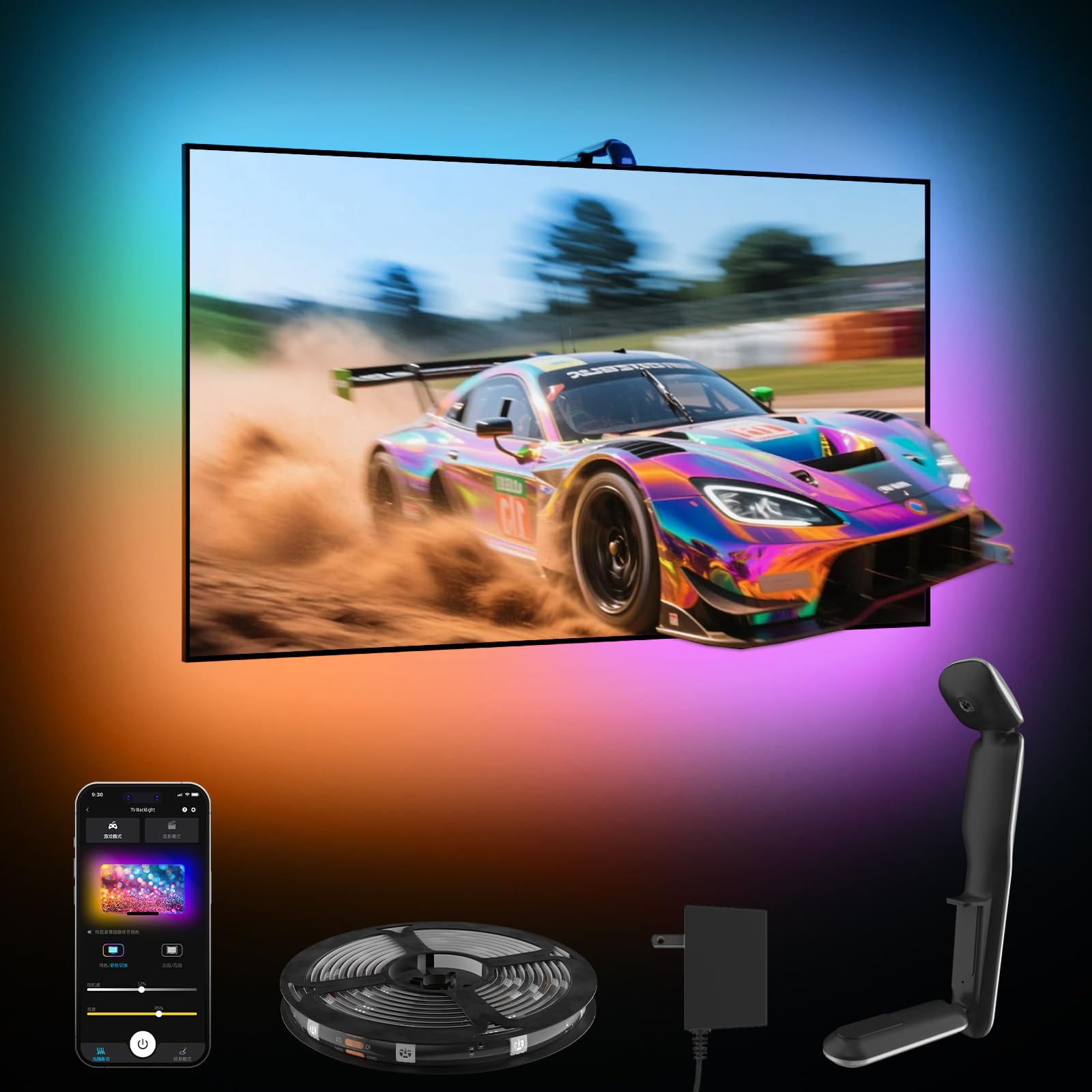KANTUTOE TV backlight with camera sync for immersive viewing