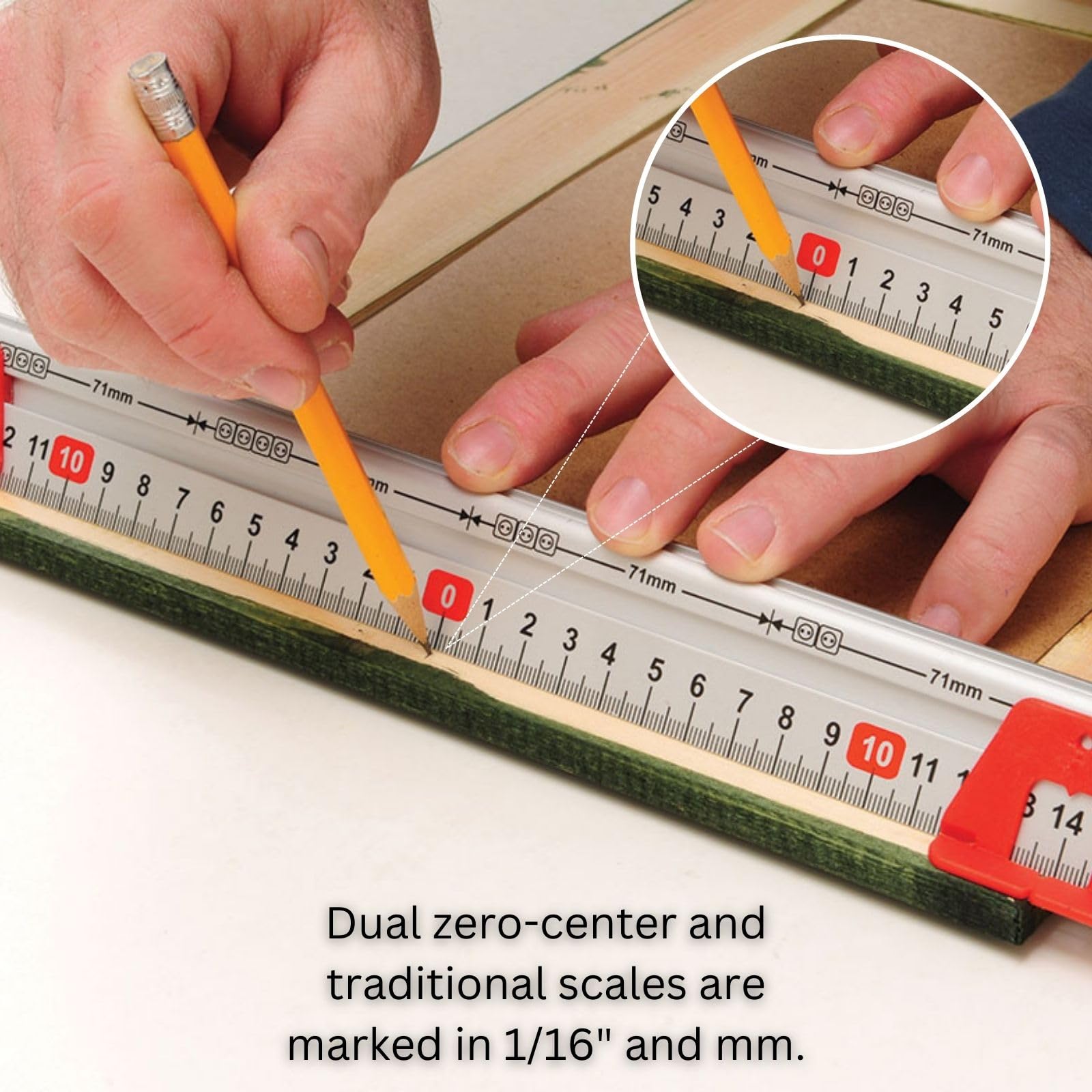 KAPRO 313 Measure Mate detachable nail gripper frees a hand.