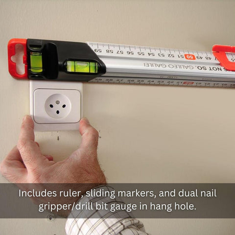 KAPRO 313 Measure Mate knife guide ensures clean, guided cuts.
