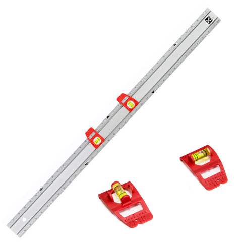 KAPRO 314 Set & Match ruler shows layout-marking accuracy for DIY projects