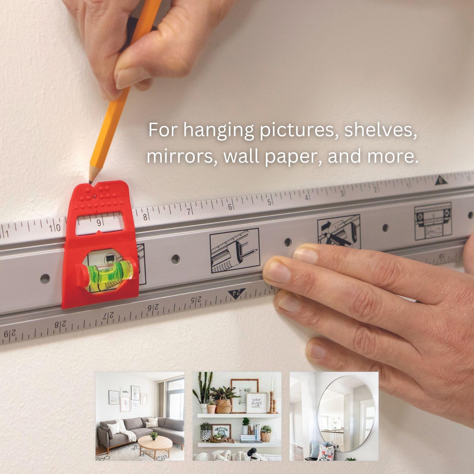 KAPRO anti-slip feature minimizes shifting for steady marking