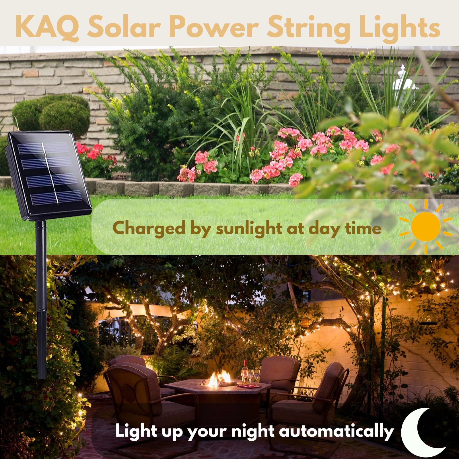 KAQ Easy installation for quick outdoor setup on porch or garden.