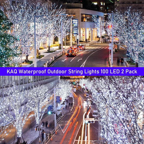 KAQ outdoor lights for garden decoration, wrap around trees or porches for festivals