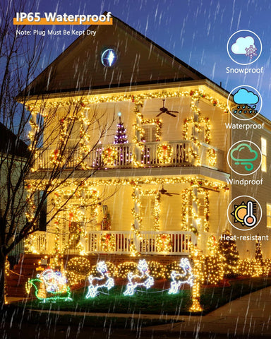 KAQ IP65 waterproof casing keeps lights safe in weather
