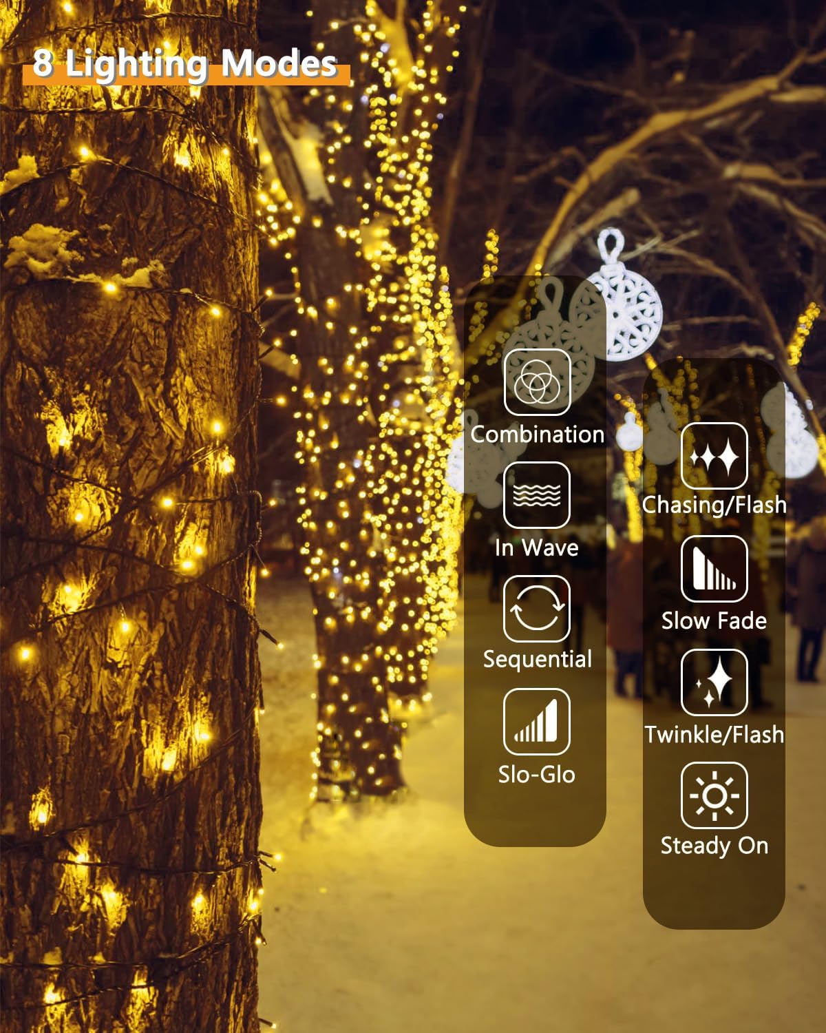 KAQ lights ideal for weddings and parties