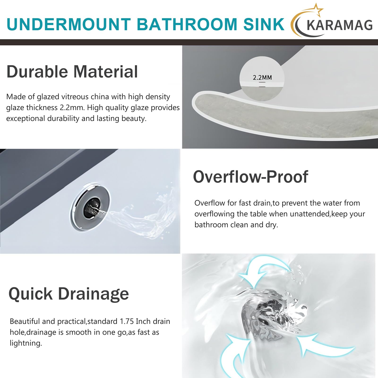 KARAMAG durable glaze provides lasting beauty with simple maintenance.