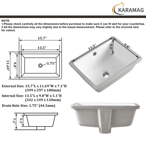 KARAMAG durable glazed vitreous china for lasting style and easy care.