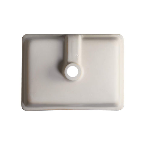 KARAMAG sink with overflow helps manage spills during busy routines.