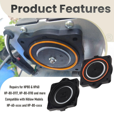 Karbay replacement filters included for durable Hiblow HP60/80 performance.