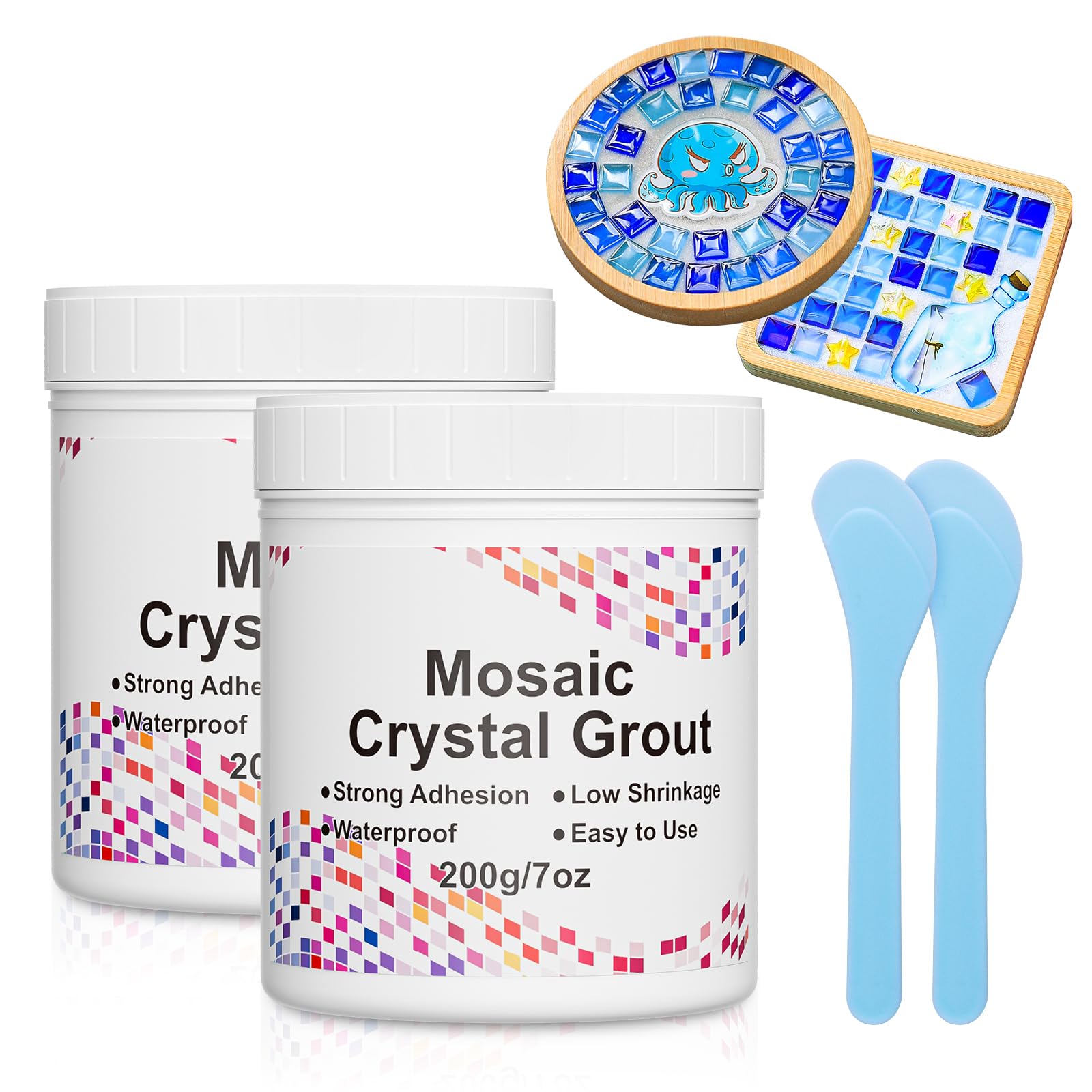 Karidge mosaic crystal grout bottle ready for direct application without water.