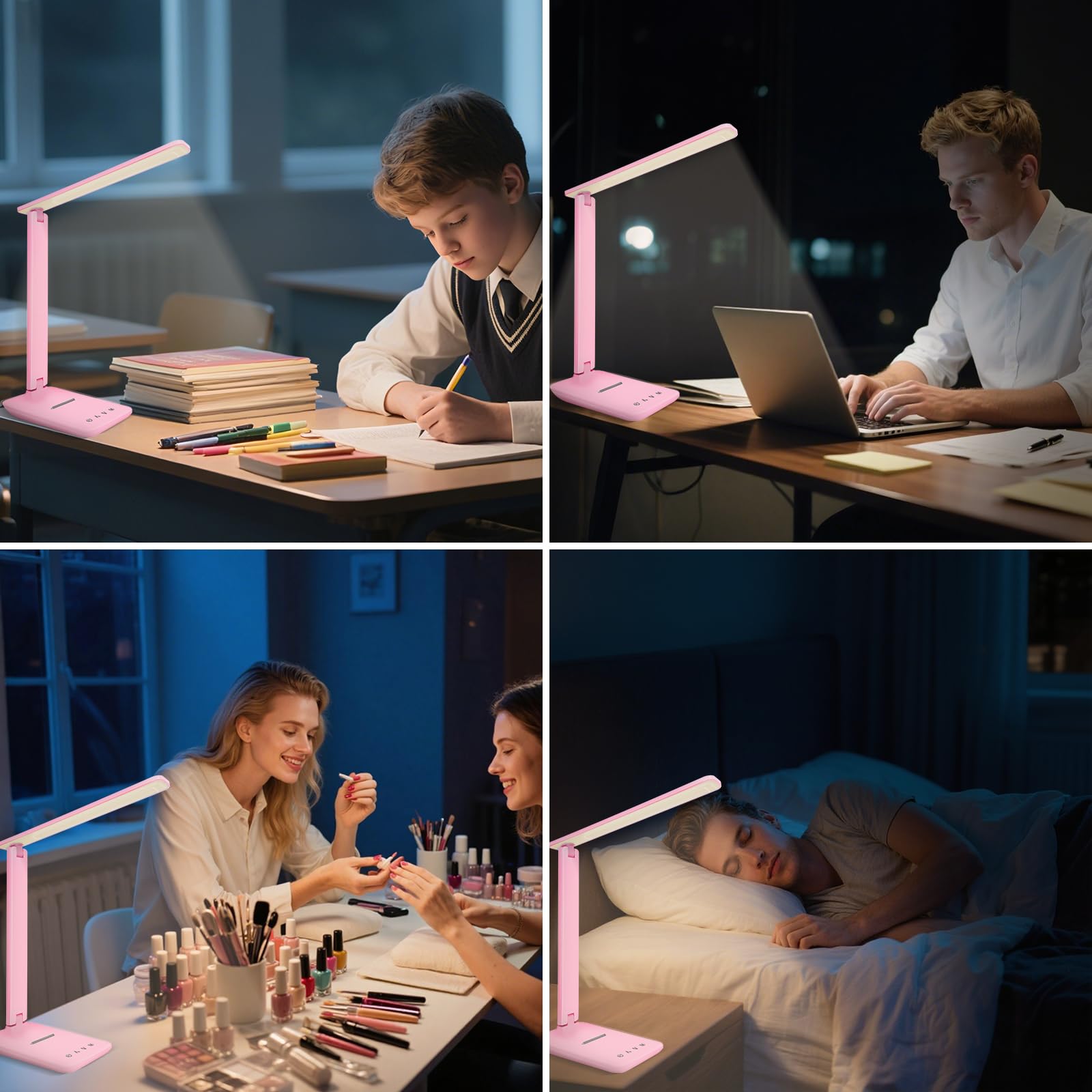 karidi 50,000-hour pink lamp designed for long-lasting daily use