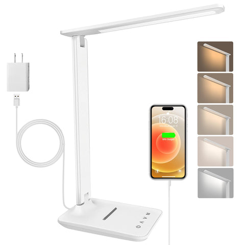 Karidi LED Desk Lamp folded for space-saving portability during travel