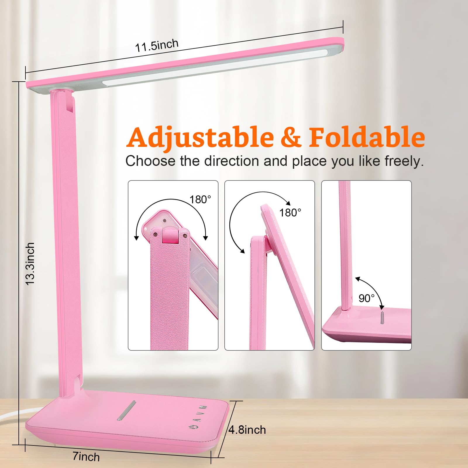karidi memory-function pink lamp recalls your last brightness setting