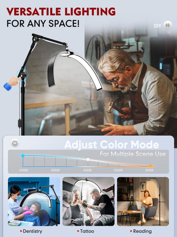 Karite modern beauty studio lamp base for clean aesthetics