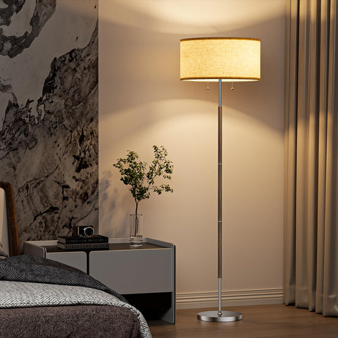 Karjoefar 6.8ft cord and weighted base ensure stable placement.