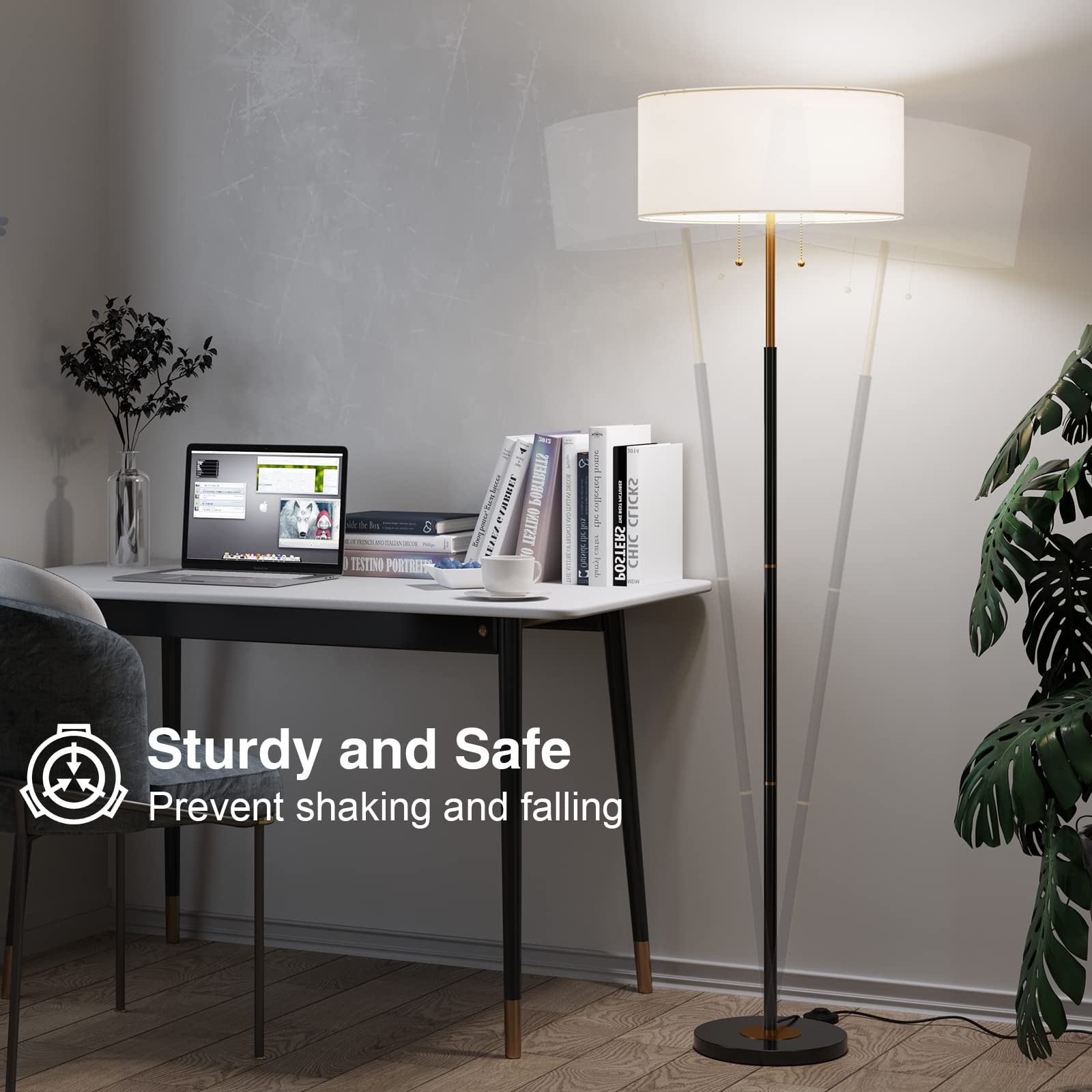 Karjoefar 9W LED bulbs provide three color temperatures for tasks or relaxation.