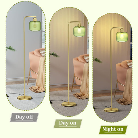 Karjoefar brushed gold base provides stable support on various floor types.